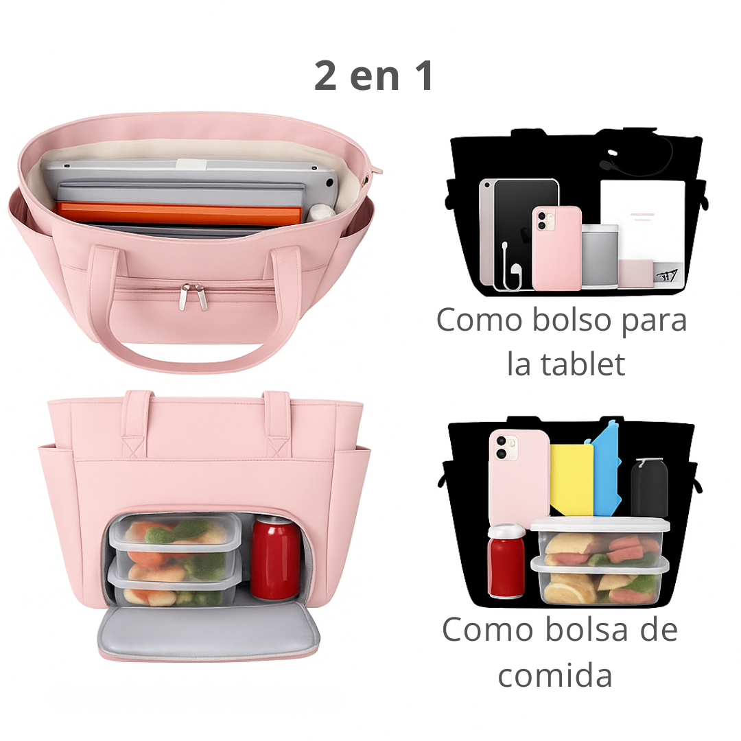 Bolso de mujer con compartimiento térmico