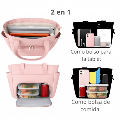 Bolso de mujer con compartimiento térmico