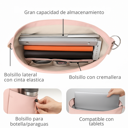 Bolso de mujer con compartimiento térmico