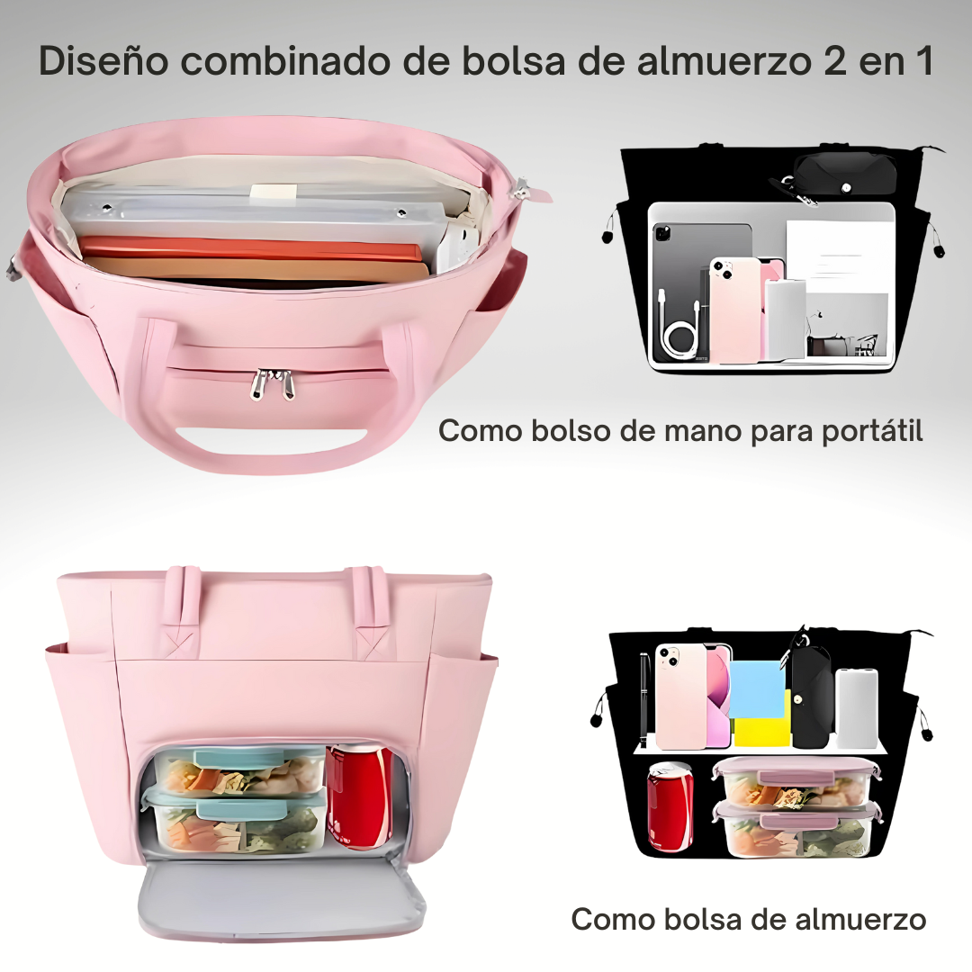 Bolso de mujer con compartimiento térmico